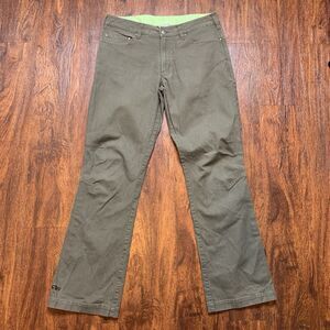 Outdoor Research Women’s Sz 6 Green Gray Denim Jeans Pants